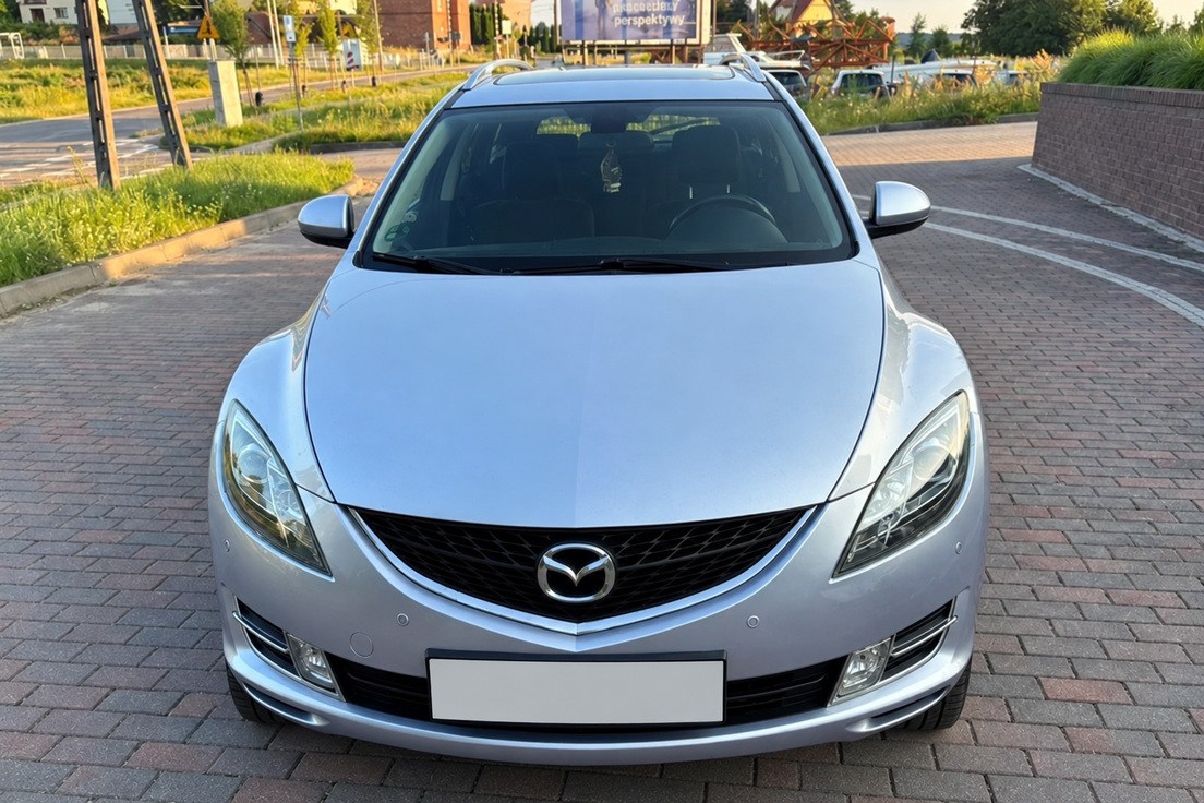 Mazda 6 — kombi, kolor srebrny; samochód kupiony przez Skup Aut Turbo