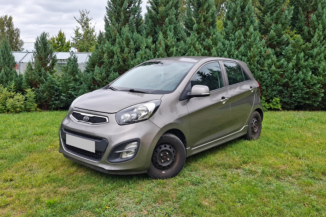 Kia Picanto — hatchback, kolor szary; samochód kupiony przez Skup Aut Turbo