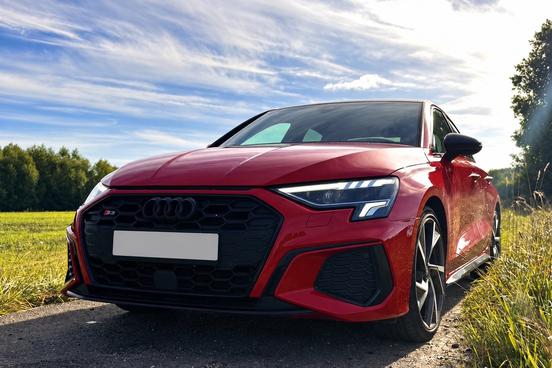 Audi S3 — Sportback, kolor czerwony; samochód kupiony przez Skup Aut Turbo